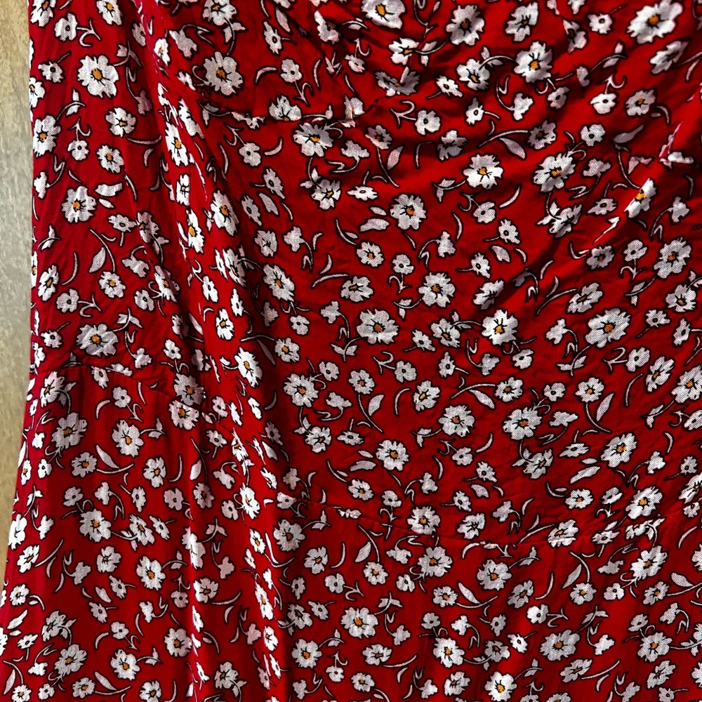 Vici Red Floral Dress - Picture 5 of 7